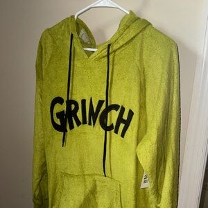 Grinch Green Hooded Sweatshirt